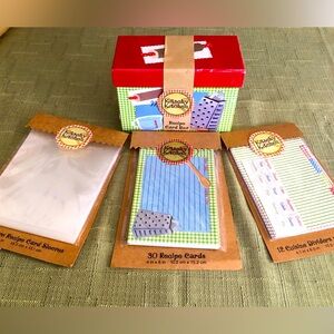 Kitschy Kitchen Recipe Card Box Set